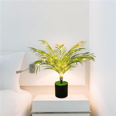 Lumière de table de plante artificielle du printemps